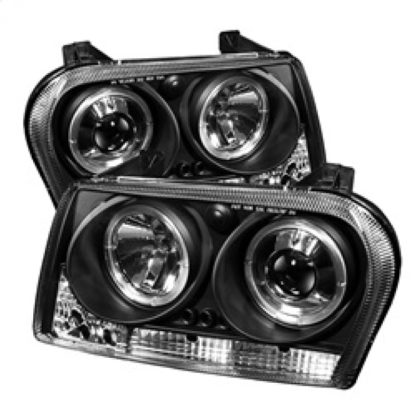 Spyder Chrysler 300 09-10 Projector Headlights LED Halo LED Blk (Not Included) PRO-YD-C309-HL-BK - Image 2