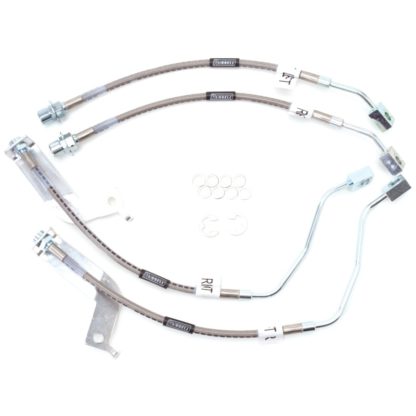 Russell Performance 99-04 Ford Mustang with Traction Control (Except Cobra) Brake Line Kit - Image 4