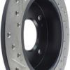 StopTech Power Slot 89-98 Nissan 240SX Slotted & Drilled Right Rear Rotor - Image 3