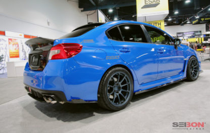 Seibon 15+ Subaru WRX/STI MB-Style Carbon Fiber Rear Lip - Image 4