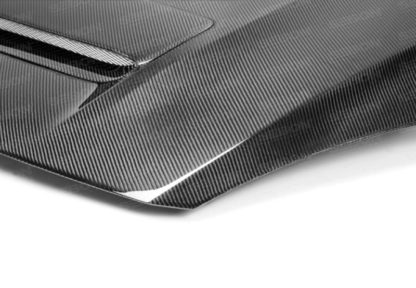 Seibon 10-12 Mazda MazdaSpeed3 OEM Style Carbon Fiber Hood - Image 3