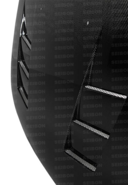 Seibon 92-95 Honda Civic 2DR/3DR TS-Style Carbon Fiber Hood - Image 5