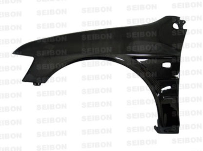 Seibon 03-07 Mitsubishi Evo 8 & IX 10mm Wider Carbon Fiber Fenders - Image 4