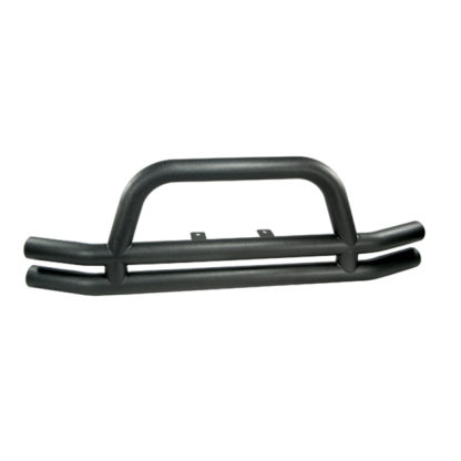 Rugged Ridge 3-In Dbl Tube Front Bumper Black 76-06 CJ &Jeep Wrangler - Image 2