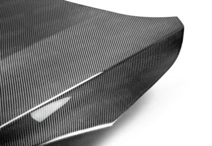 Seibon 10-12 Mazda MazdaSpeed3 OEM Style Carbon Fiber Hood - Image 4