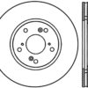 StopTech 06-08 Civic GX / 02-04 CR-V / 98-02 Honda Accord V6 / 03-07 Accord 4 cyl/V6 MT Drilled Rig