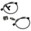 Snow Performance Water Dual Nozzle Upgrade SS Braided Line (For 4AN SS Braided Line Kit) - Image 2