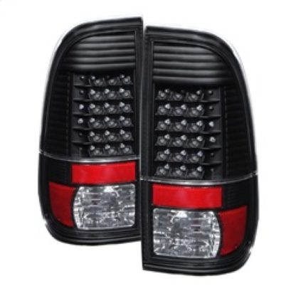 Xtune Ford Super Duty 08-15 LED Tail Lights Black ALT-JH-FS08-LED-BK - Image 2