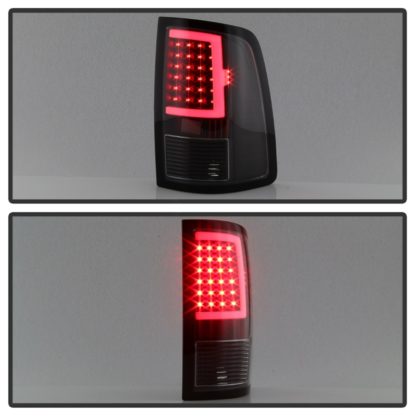 xTune 13-18 Dodge Ram 1500 LED Tail Lights - Black (ALT-ON-DRAM13V2-LBLED-BK) - Image 4