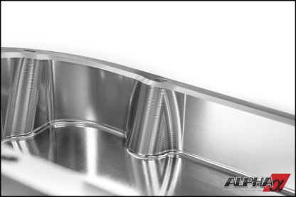 AMS Performance 09-11 Nissan GT-R (CBA) / 2012+ Nissan GT-R (DBA) Alpha CNC Billet VR38 Oil Pan - Image 3