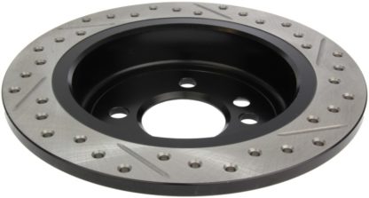 StopTech 02-06 Mini Cooper/Cooper S Slotted & Drilled Right Rear Rotor - Image 6