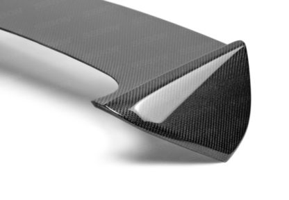 Seibon 08-10 Subaru WRX/STi Hatchback OEM-style Carbon Fiber Rear Spoiler Shaved - Image 4