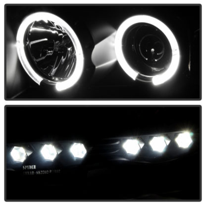 Spyder Dodge Ram 1500 02-05 03-05 Projector Headlights LED Halo LED Blk Smke PRO-YD-DR02-HL-BSM - Image 7