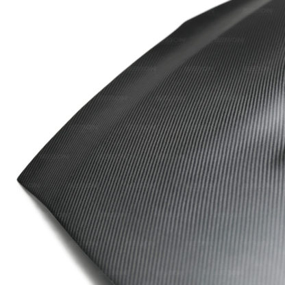 Seibon 09-10 Nissan Skyline R35 GT-R VSII-Dry Carbon Fiber Hood - Image 5