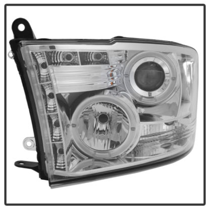 Spyder Dodge Ram 1500 09-14 10-14 Projector Headlights Halogen- LED Halo LED - Chrm PRO-YD-DR09-HL-C - Image 3