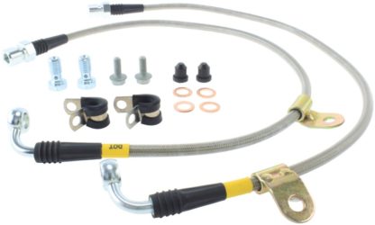 StopTech 05 Chrysler 300C 5.7L V8 w/ Vented Rear Disc Stainless Steel Front Brake Lines - Image 3