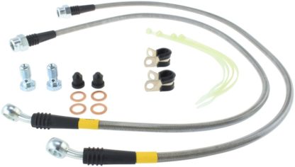 StopTech 02-05 Avalanche / 99-05 Silverado 1500 2WD/4WD Stainless Steel Front Brake Lines - Image 3