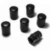 Rugged Ridge Five Piece Wheel Lock Set 1/2 -20 Thread Black - Image 2