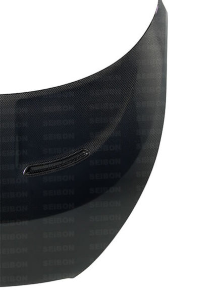 Seibon 12-13 Hyundai Veloster 2 Door Hatchback OEM Carbon Fiber Hood - Image 4