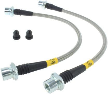 StopTech 08-12 Toyota Sequoia/07-12 Tundra Front Stainless Steel Brake Lines - Image 3