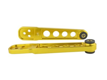 Skunk2 01-05 Honda Civic Gold Anodized Rear Lower Control Arm (Includes Socket Tool) - Image 3