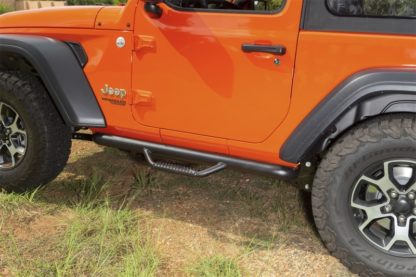 Rugged Ridge Spartan Nerf Bar Textured Black 18-20 Jeep Wrangler JL 2 Door - Image 5