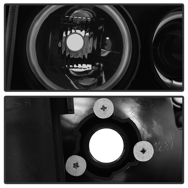 Spyder Mazda 6 03-05 With Fog Lights Projector Headlights LED Halo DRL Smke PRO-YD-M603-FOG-DRL-SM