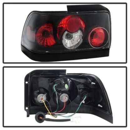 Spyder Toyota Corolla 93-97 Euro Style Tail Lights Black ALT-YD-TC93-BK - Image 7