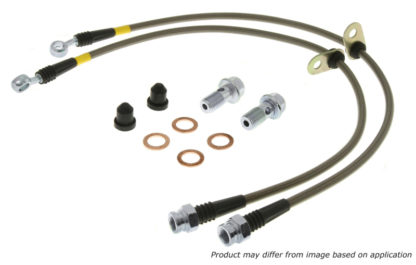 StopTech 09 Audi A4 Sedan / 08-10 A5-S5 Rear Stainless Steel Brake Line Kit - Image 2