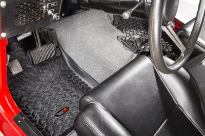 Rugged Ridge Floor Liner Front Black 1976-1983 Jeep CJ-5 - Image 3