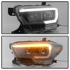 xTune Toyota Tacoma 16-18 DRL Light Bar Projector Headlights - Black PRO-JH-TTA16-LBDRL-BK - Image 8