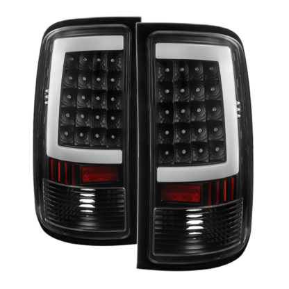 Xtune GMC Sierra 07-13 LED Tail Lights Black ALT-ON-GS07-G2-LED-BK - Image 2