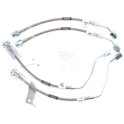 Russell Performance 99-04 Ford Mustang with Traction Control (Except Cobra) Brake Line Kit - Image 2