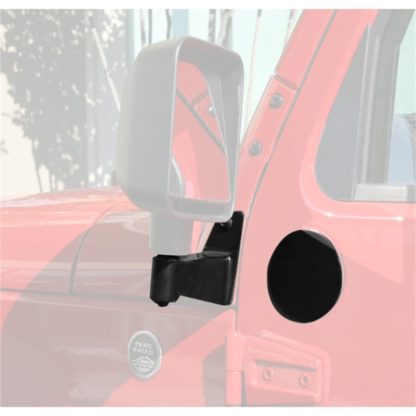 Rugged Ridge 07-18 Jeep Wrangler JK Black Mirror Relocation Brackets - Image 2