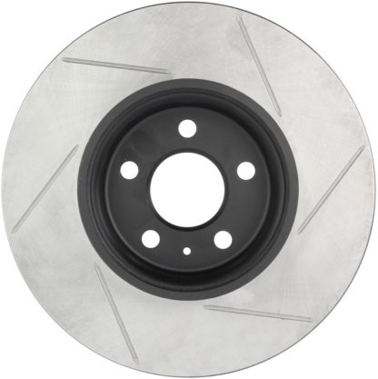 StopTech 09-10 Audi A4 / 08-10 A5 / 10 Audi S4 Front Right Slotted Rotor - Image 5