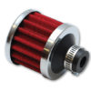 Vibrant Crankcase Breath Filter w/ Chrome Cap 2 1/8in 55mm Cone ODx2 5/8in 68mm Tallx1in 25mm in ID - Image 2