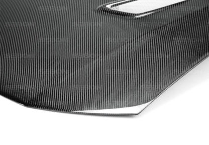 Seibon 12-13 Honda Civic 2Dr MG-Style Carbon Fiber Hood - Image 6