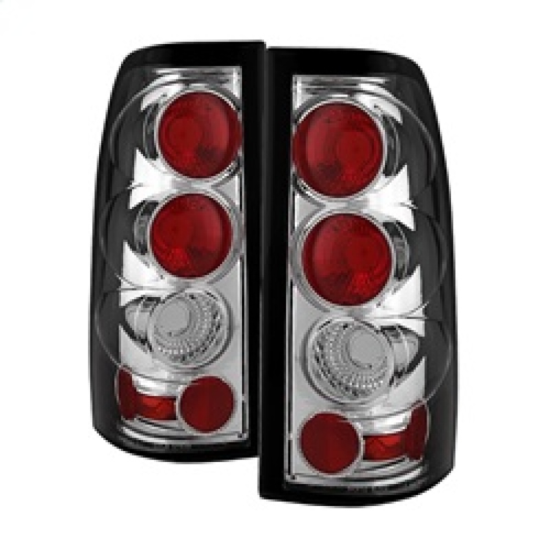 Spyder Chevy Silverado 1500 03-06 (Does Not Fit Stepside)Euro Style Tail Lights Chrm ALT-YD-CS03-C - Image 2