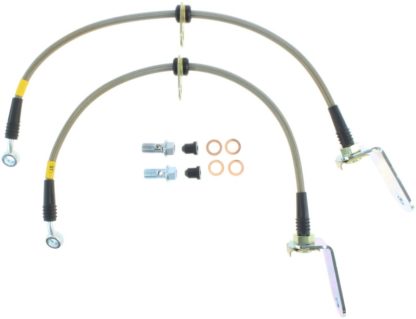 StopTech 06-09 Honda Civic EX Rear SS Brake Lines - Image 4