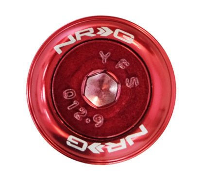 NRG Fender Washer Kit w/Color Matched M8 Bolt Rivets For Plastic (Red) - Set of 8 - Image 4