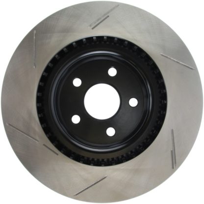 StopTech 12-18 Jeep Grand Cherokee SRT8 (380mm Front Disc) Front Left Slotted Sport Brake Rotor - Image 5