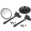Rugged Ridge 97-18 Jeep Wrangler Black Round Quick Release Mirror