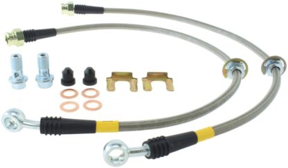 StopTech 02-07 WRX Stainless Steel Rear Brake Lines - Image 3