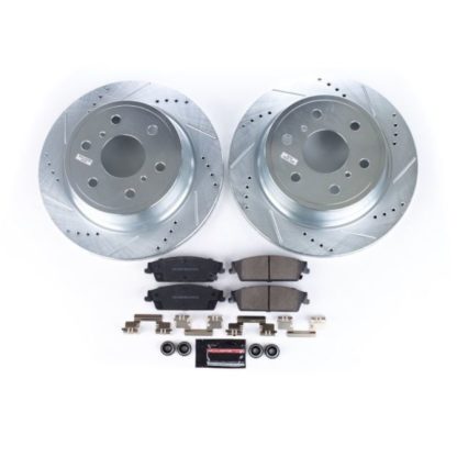 Power Stop 07-14 Cadillac Escalade Rear Z23 Evolution Sport Brake Kit