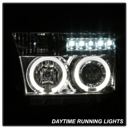 Spyder Toyota Tundra 07-13 Projector Headlights LED Halo LED Chrm PRO-YD-TTU07-HL-C - Image 8