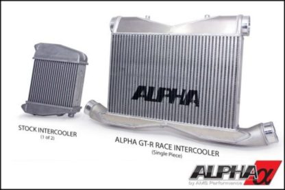 AMS Performance 09-11 Nissan GT-R Alpha Race Front Mount Intercooler w/Logo - Image 2