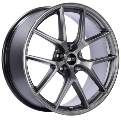 BBS CI-R 20x8.5 5x112 ET42 Platinum Silver Polished Rim Protector Wheel -82mm PFS/Clip Required