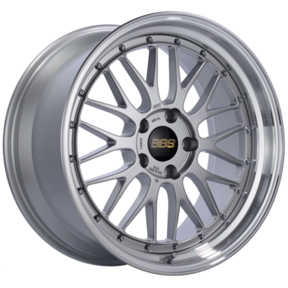 BBS LM 19x11 5x130 ET50 CB71.6 Diamond Silver Center Diamond Cut Lip Wheel