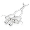 Stainless Works 2009-15 Cadillac CTS-V Coupe 3in Catback System X-Pipe S-Tube Mufflers 4in Tips - Image 2