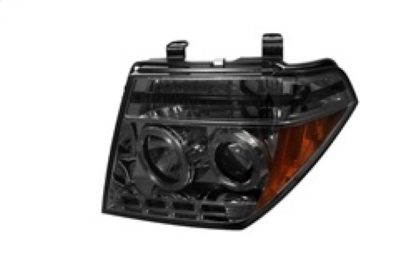 Spyder Nissan Frontier 05-08 Projector Headlights LED Halo LED Smke PRO-YD-NF05-HL-SM - Image 2